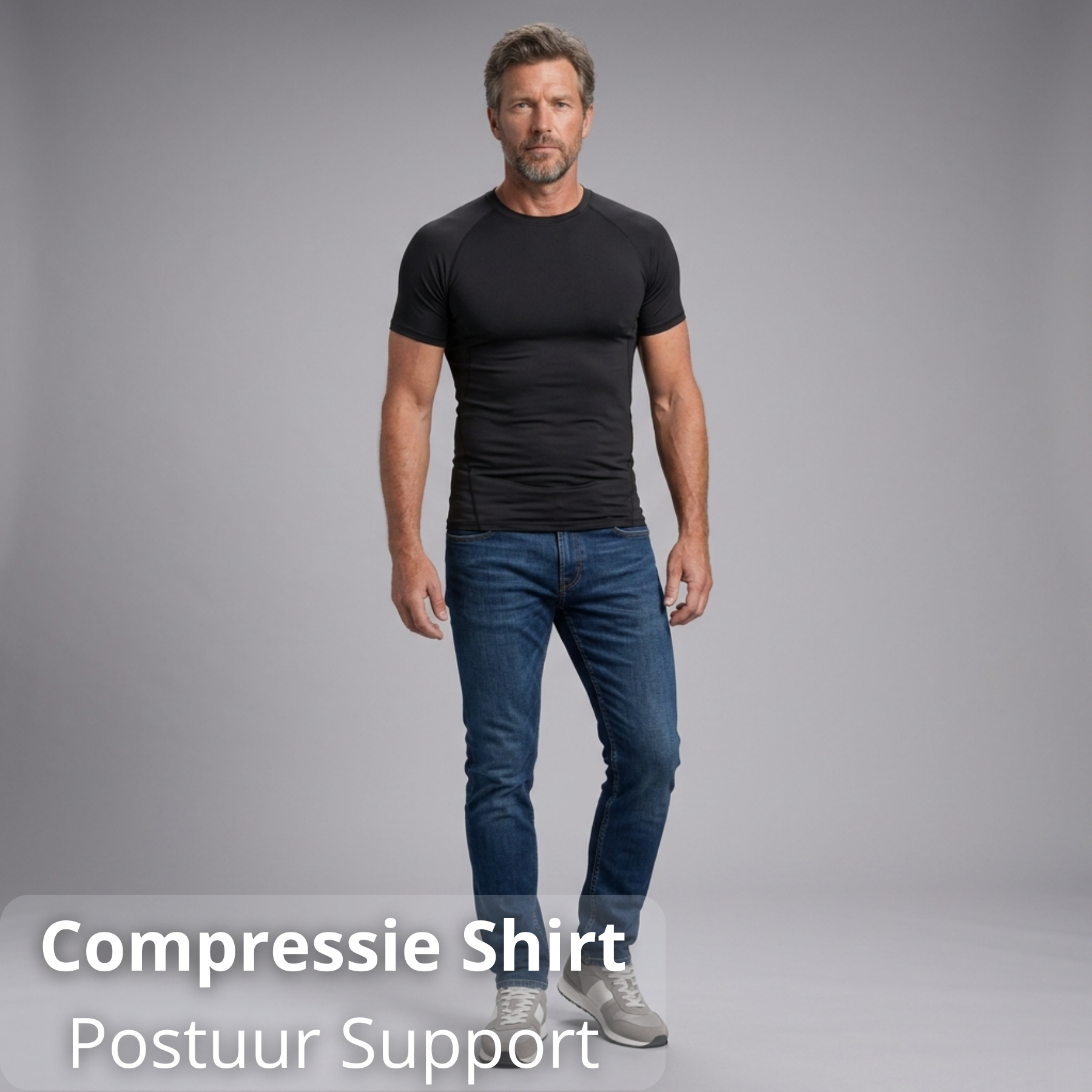 Compressie Shirt – Postuur Support – Heren
