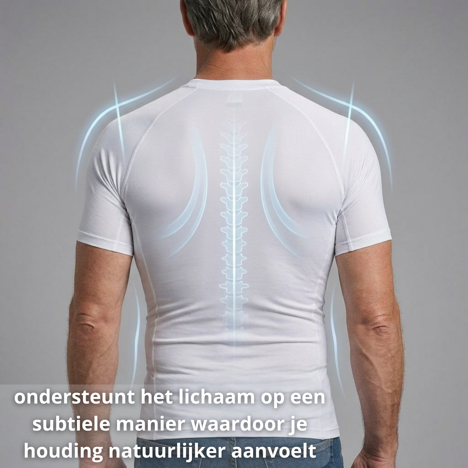 Compressie Shirt – Postuur Support – Heren