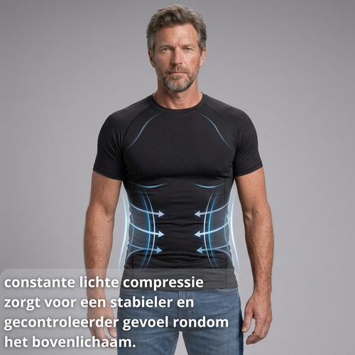 Compressie Shirt – Postuur Support – Heren
