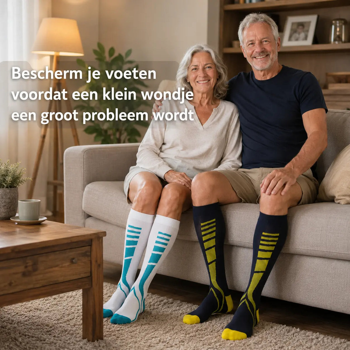 Compressiekousen diabetes, veilig voor de hele dag