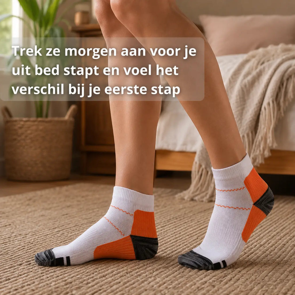 Hielspoor sokken, aanbevolen door podologen