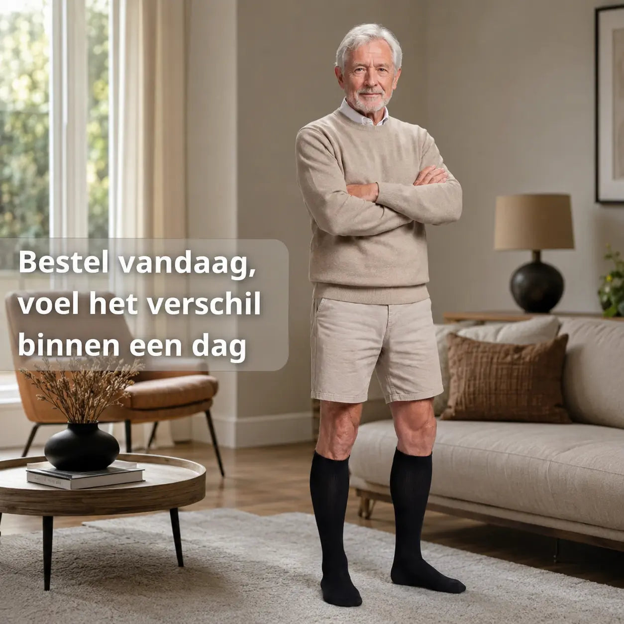 Compressiekousen tegen spataderen, aanbevolen door vaatspecialisten