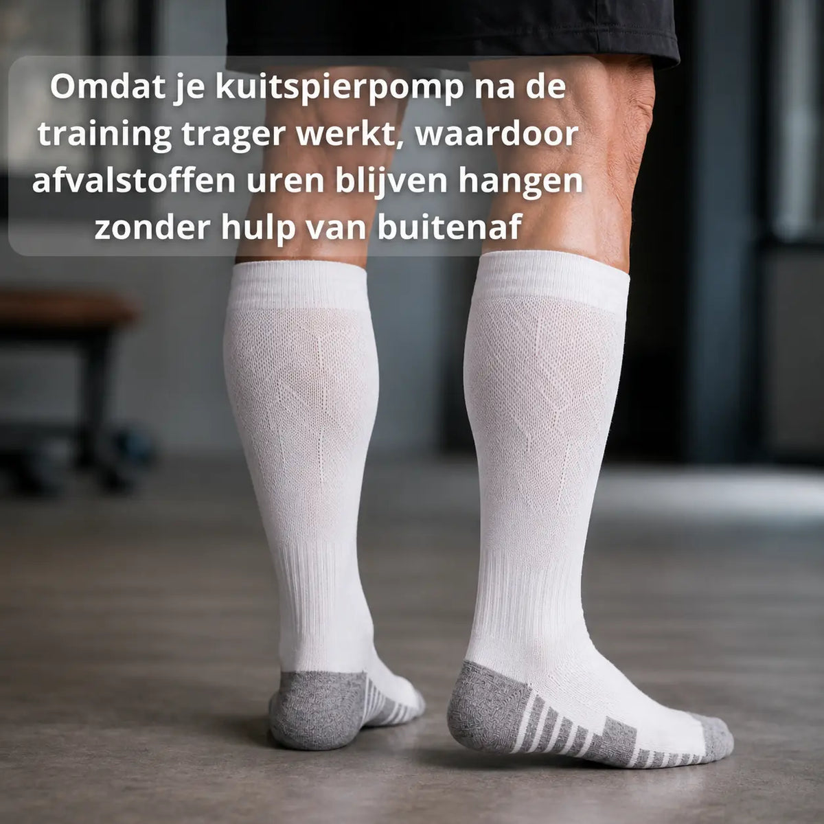 Compressiekousen wandelen en fietsen, heren