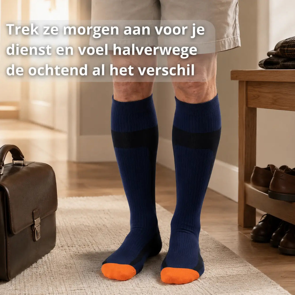 Compressiekousen heren, aanbevolen door fysiotherapeuten
