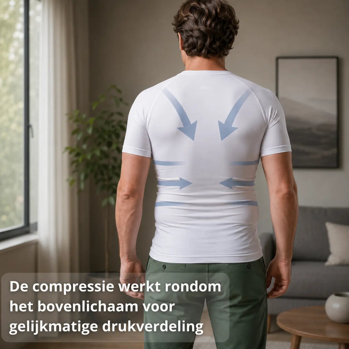 Compressieshirt heren voor betere houding