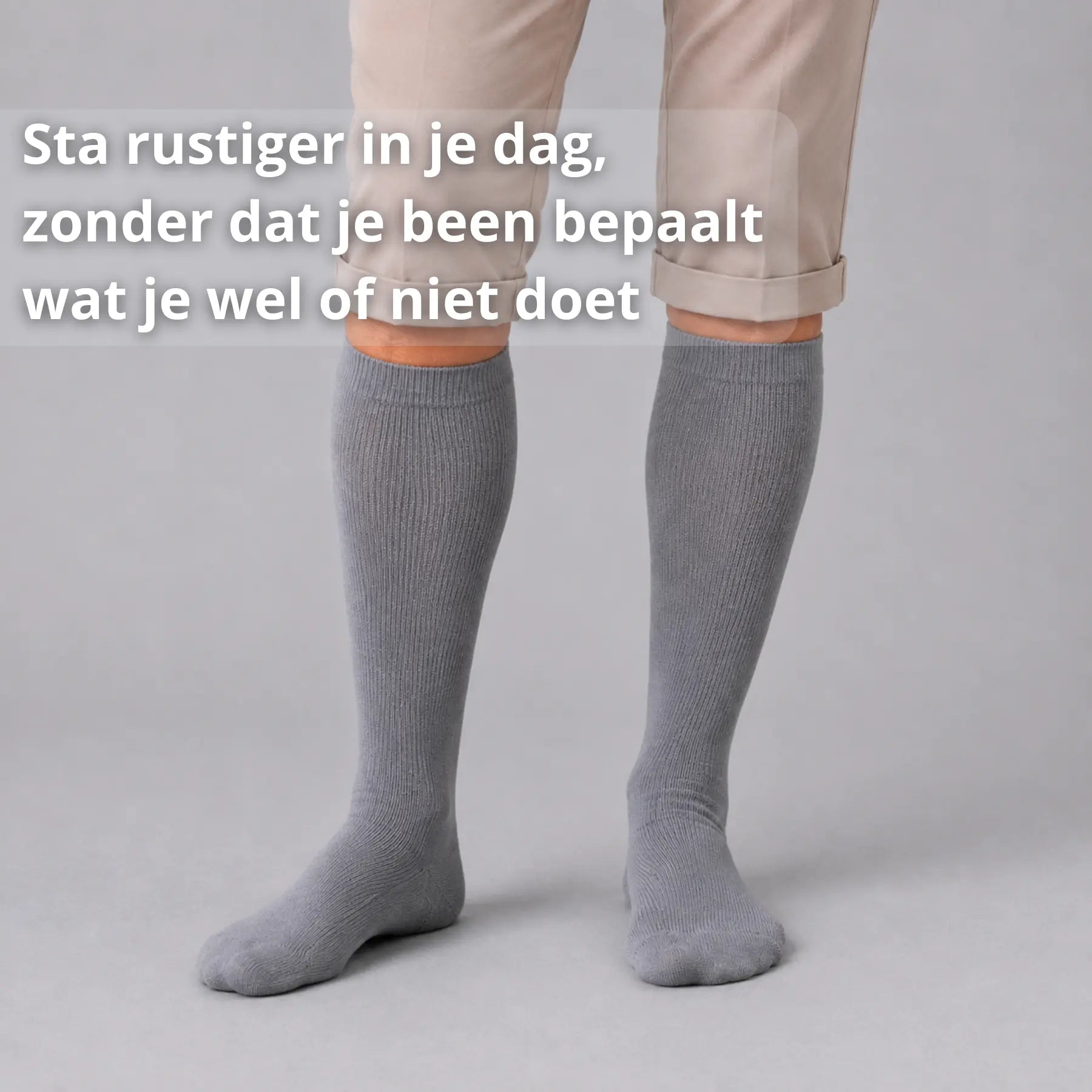 Compressiekousen bruin tegen spataderen en branderige benen