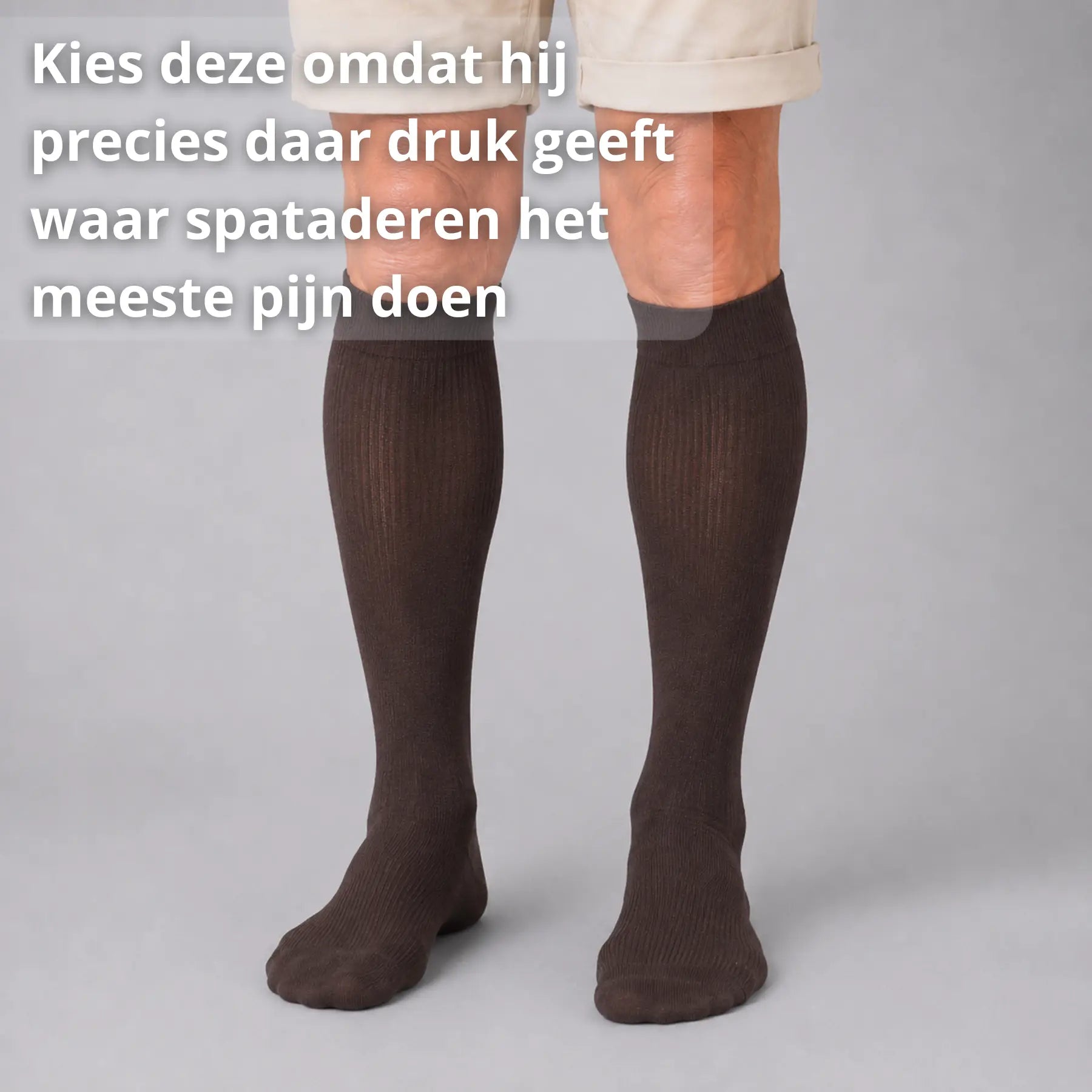 Compressiekousen beige, steunkousen tegen spataderen