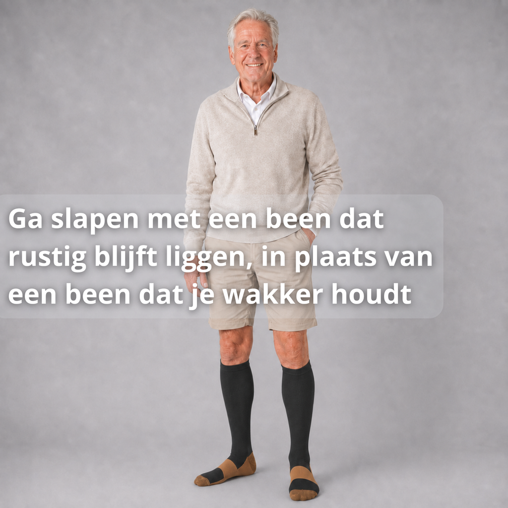 Compressiekousen tegen opgezwollen, gespannen benen