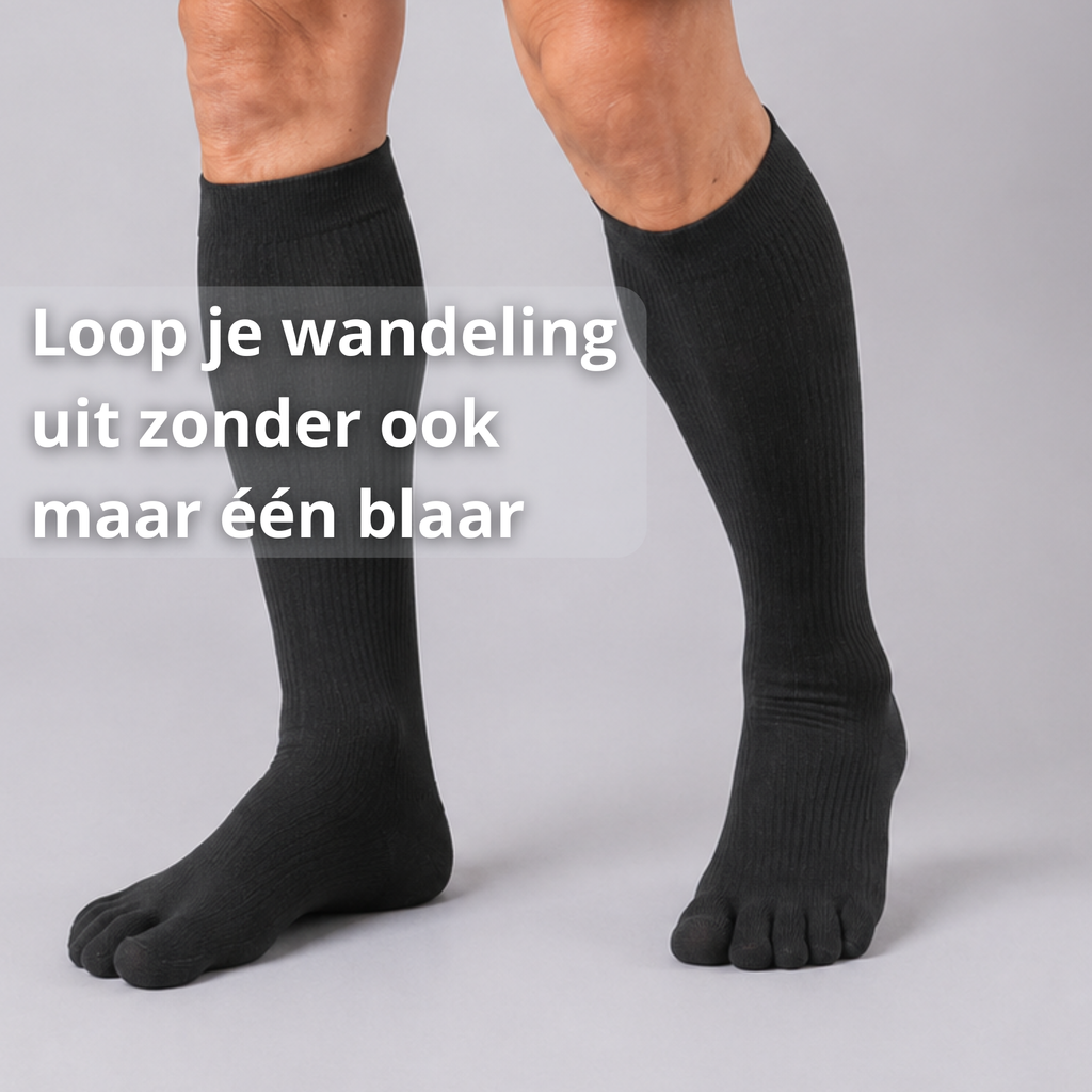 teensokken apart compartiment per teen blaren tussen tenen