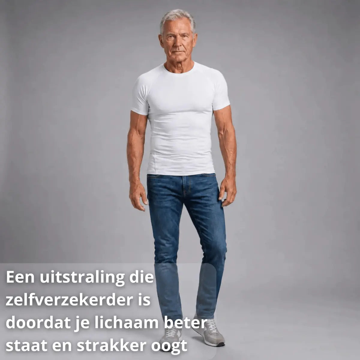 Compressie Shirt – Buik Weg, Rug Recht - Postuurkleding - 