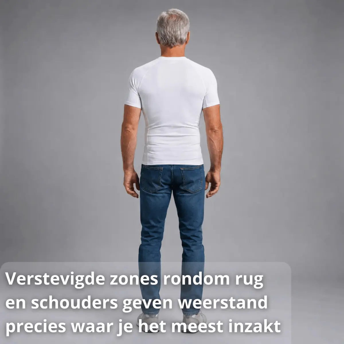 Compressie Shirt – Buik Weg, Rug Recht - Postuurkleding - 