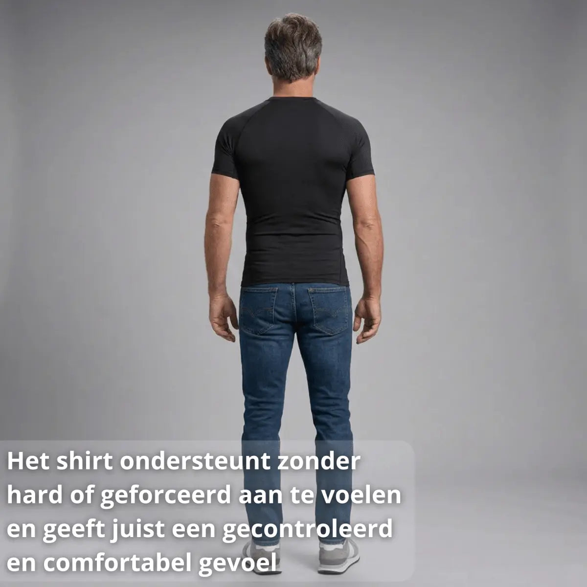 Compressie Shirt – Postuur Support – Heren - Postuurkleding - 