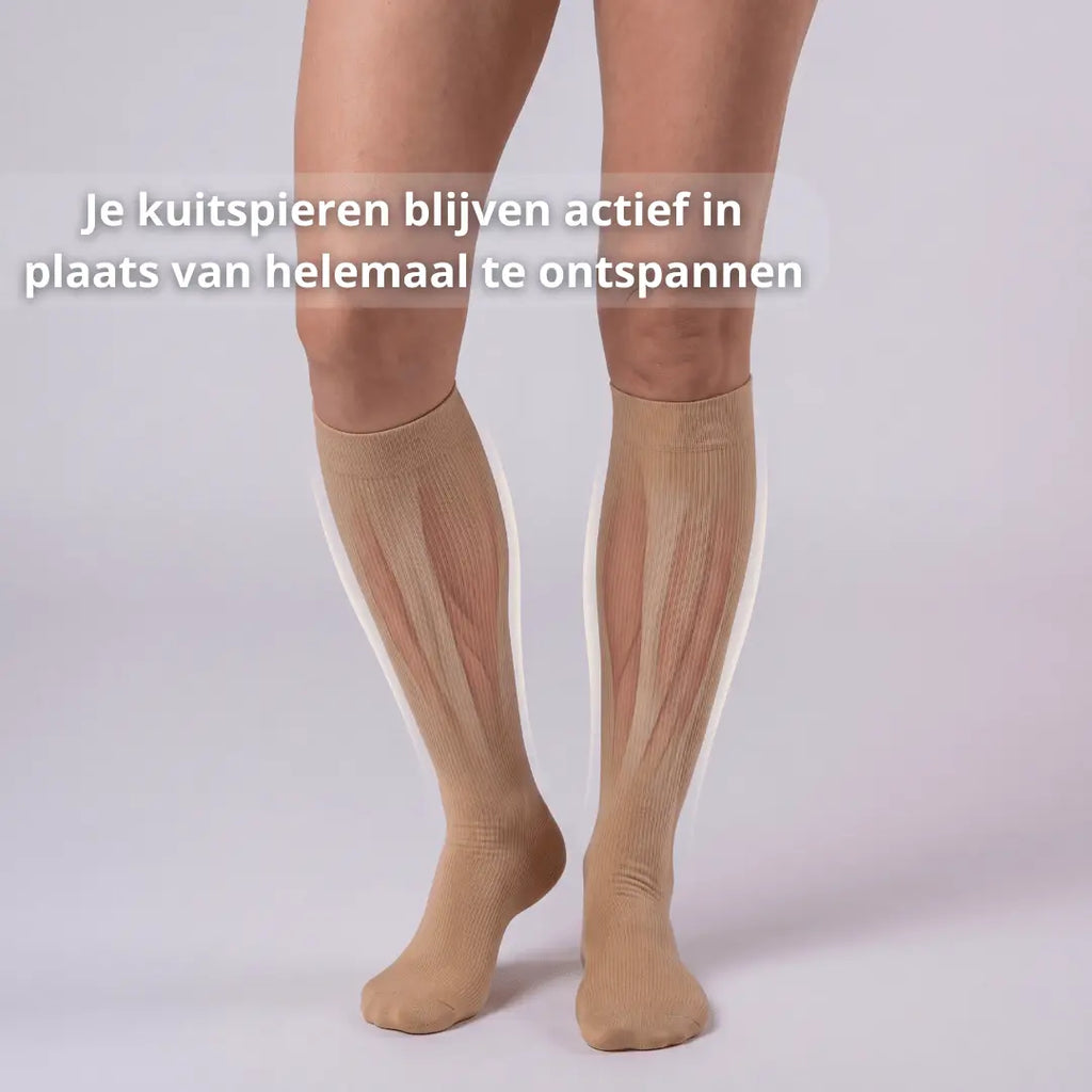 Compressiekousen - Actieve Drukverdeling - Postuurkleding - 