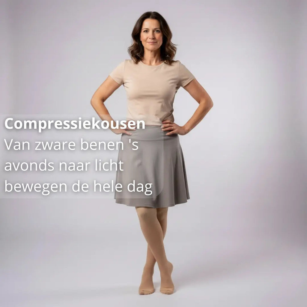Compressiekousen Dames – Lichte Benen, De Hele Dag - Dames - Postuurkleding - 