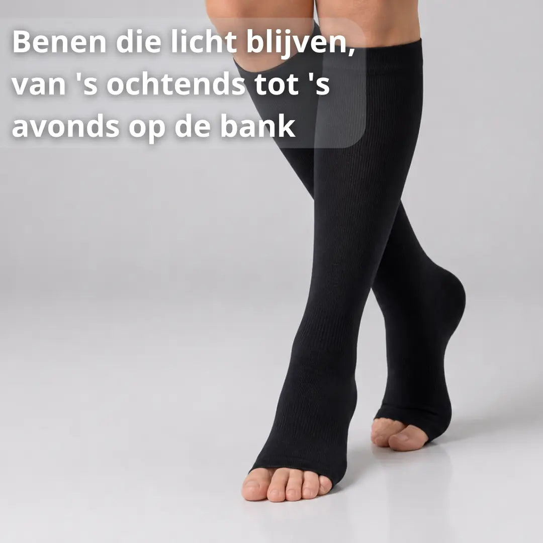 Compressiekousen Dames – Lichte Benen, De Hele Dag - Postuurkleding - 