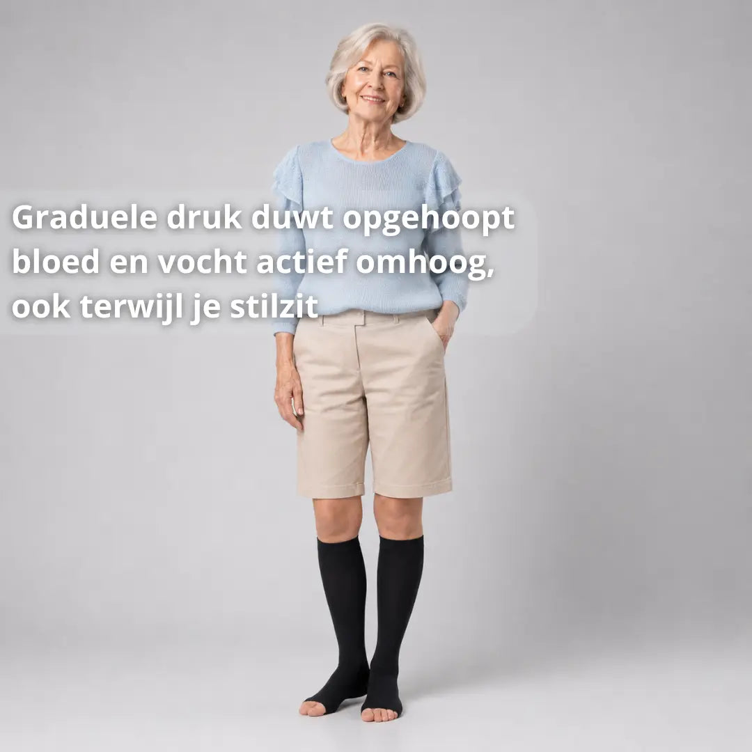 Compressiekousen Dames – Lichte Benen, De Hele Dag - Postuurkleding - 