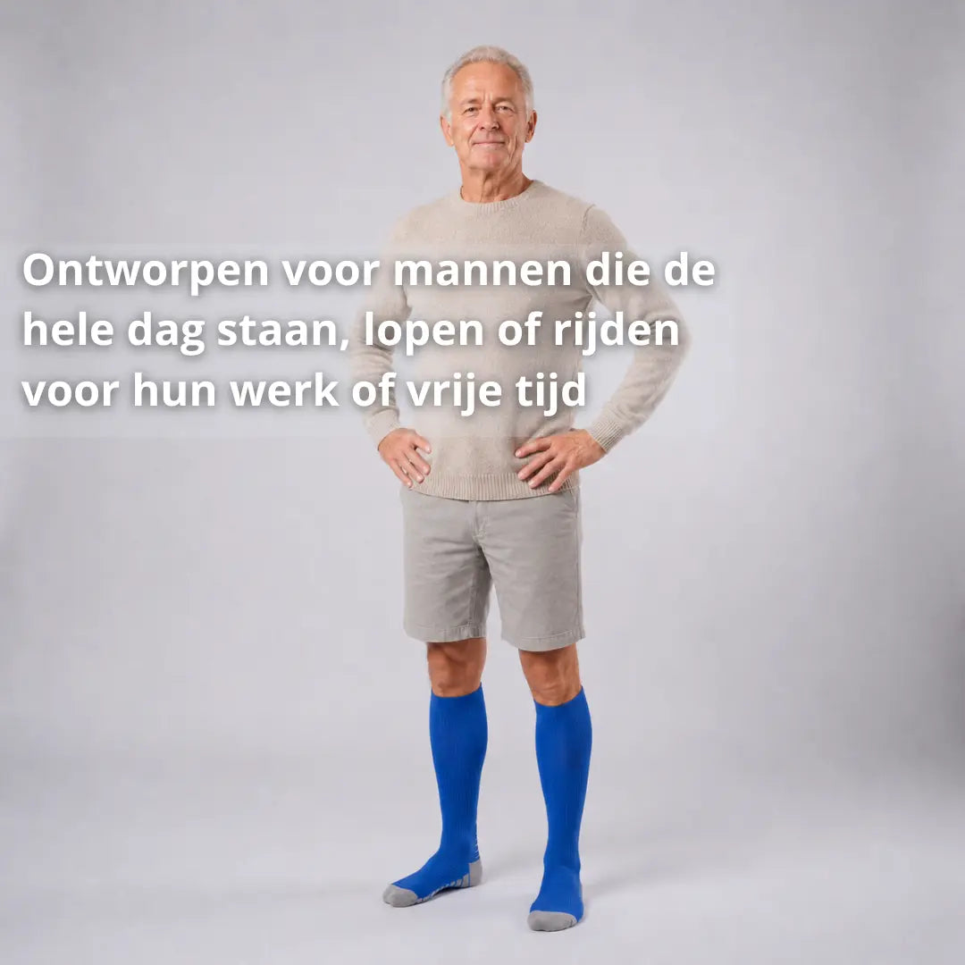 Compressiekousen Heren – Weg Met Zware Benen - Postuurkleding - 
