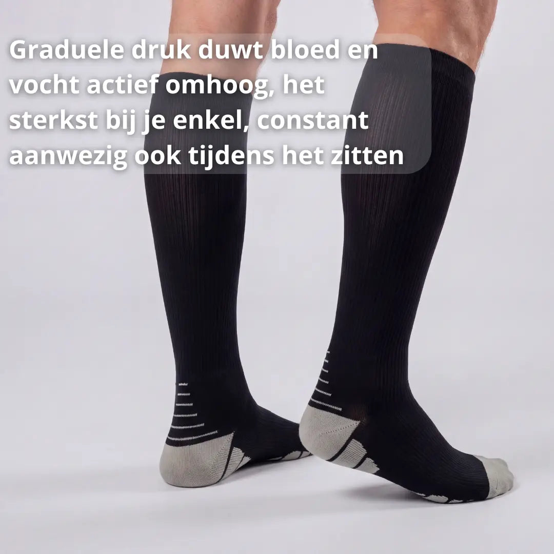 Compressiekousen Heren – Weg Met Zware Benen - Postuurkleding - 