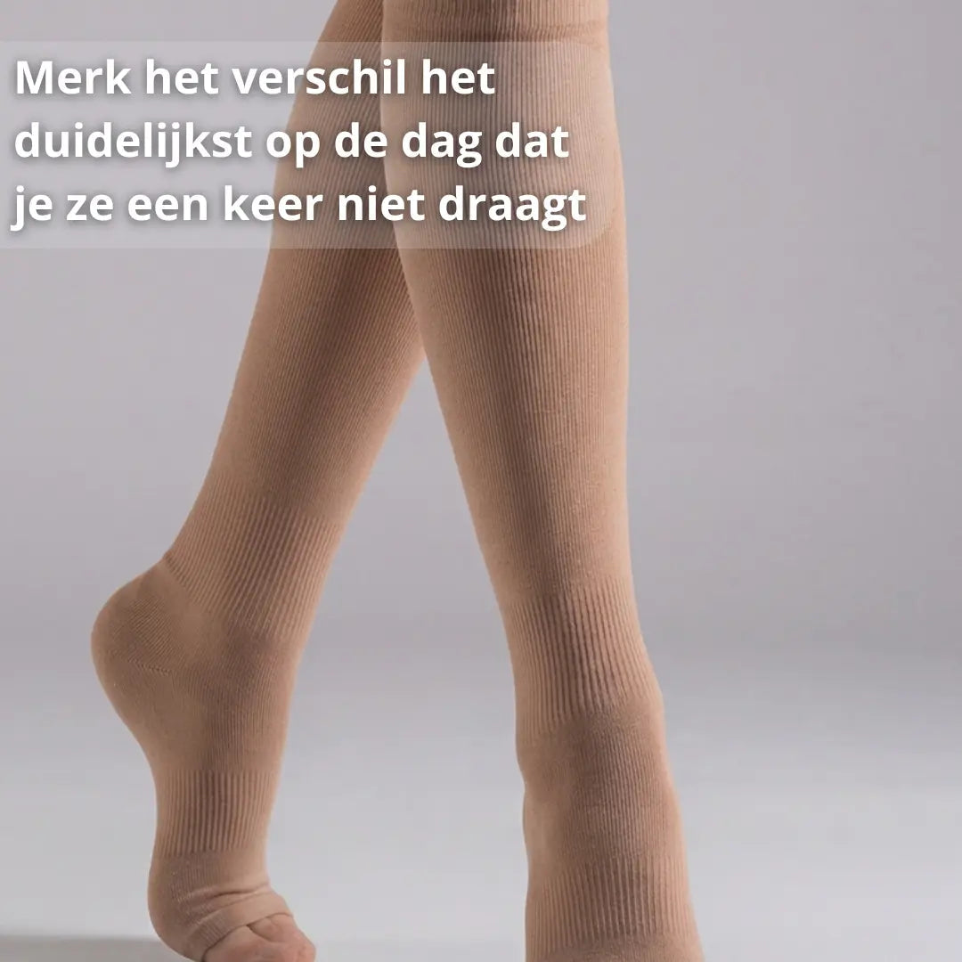 Compression stockings - Support for healthy circulation - Posture clothing -
