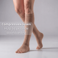 Compressiekousen - Hulp bij gezonde doorbloeding - Postuurkleding - 