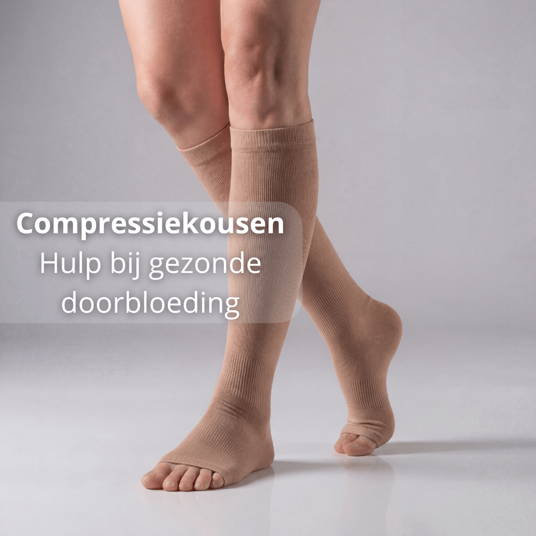 Compressiekousen - Hulp bij gezonde doorbloeding - Postuurkleding - 