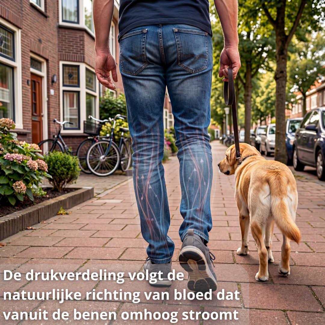Compressiekousen - Hulp bij gezonde doorbloeding - Postuurkleding - 