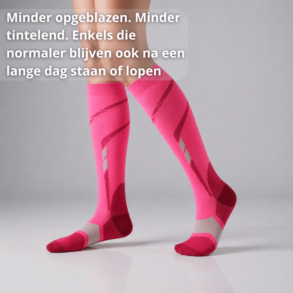 Compressiekousen – Zachte Ondersteuning Bij Diabetische Voeten - Postuurkleding - 
