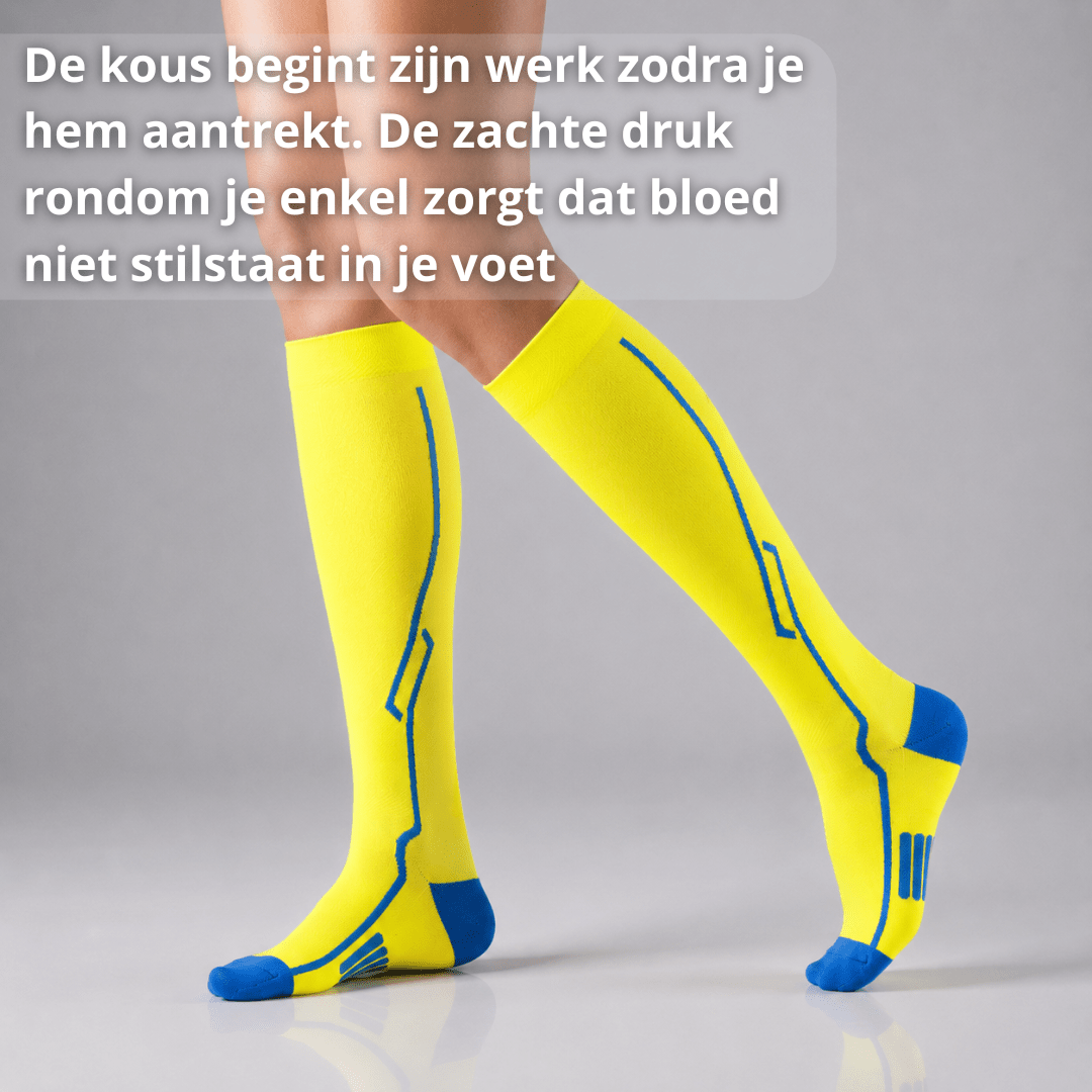 Compressiekousen – Zachte Ondersteuning Bij Diabetische Voeten - Postuurkleding - 