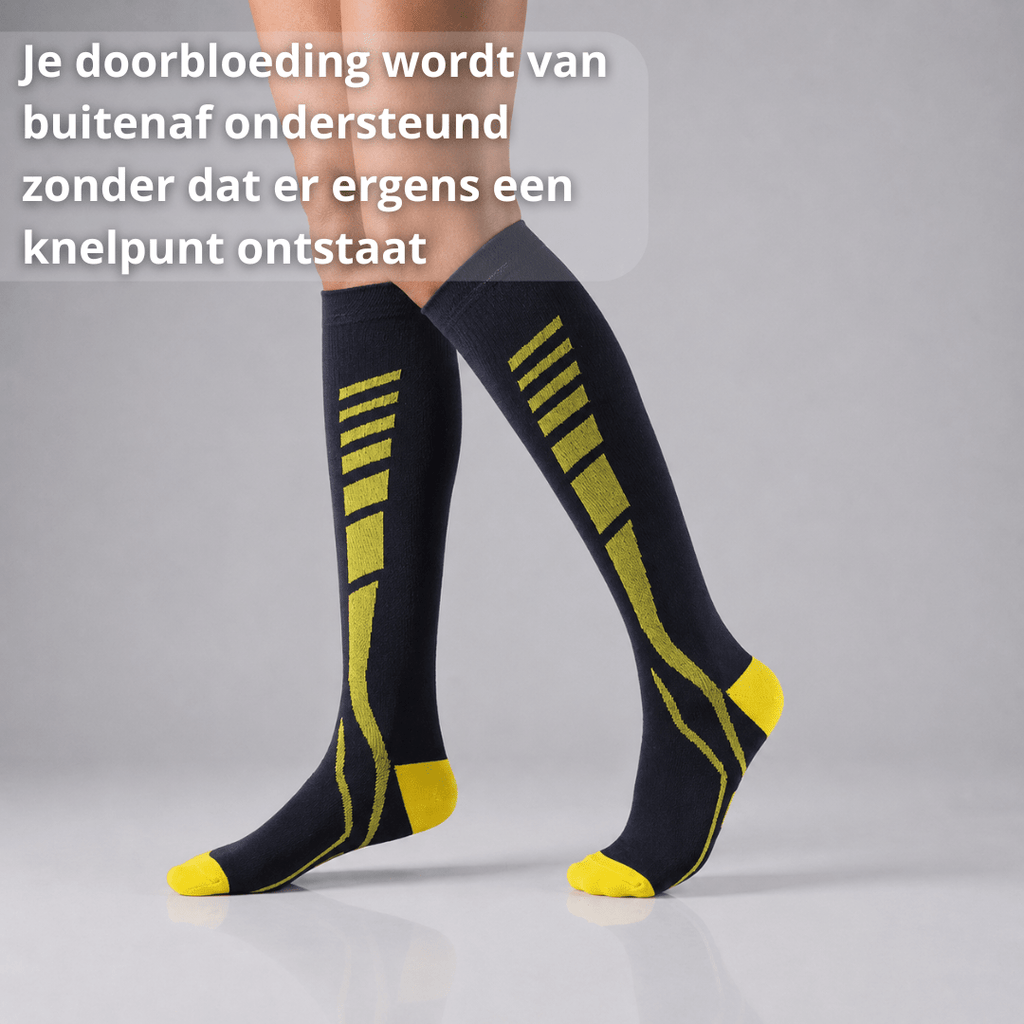 Compressiekousen – Zachte Ondersteuning Bij Diabetische Voeten - Postuurkleding - 