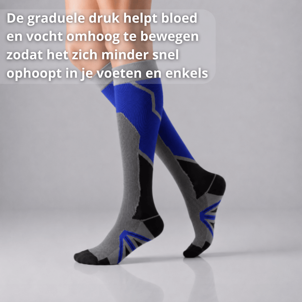 Compressiekousen – Zachte Ondersteuning Bij Diabetische Voeten - Postuurkleding - 