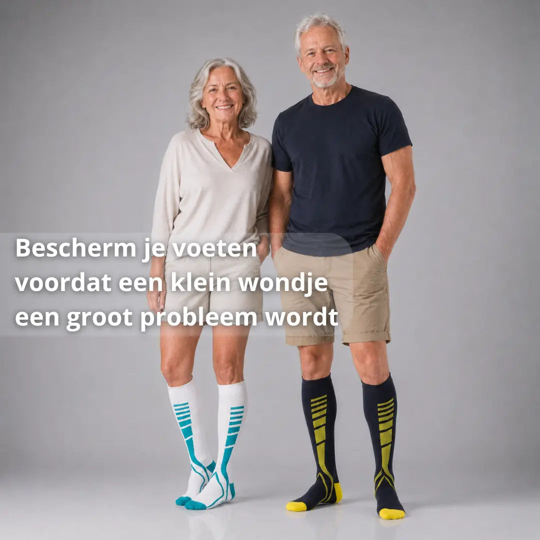 Compression Socks – Gentle Support for Diabetic Feet - Posture Clothing -
