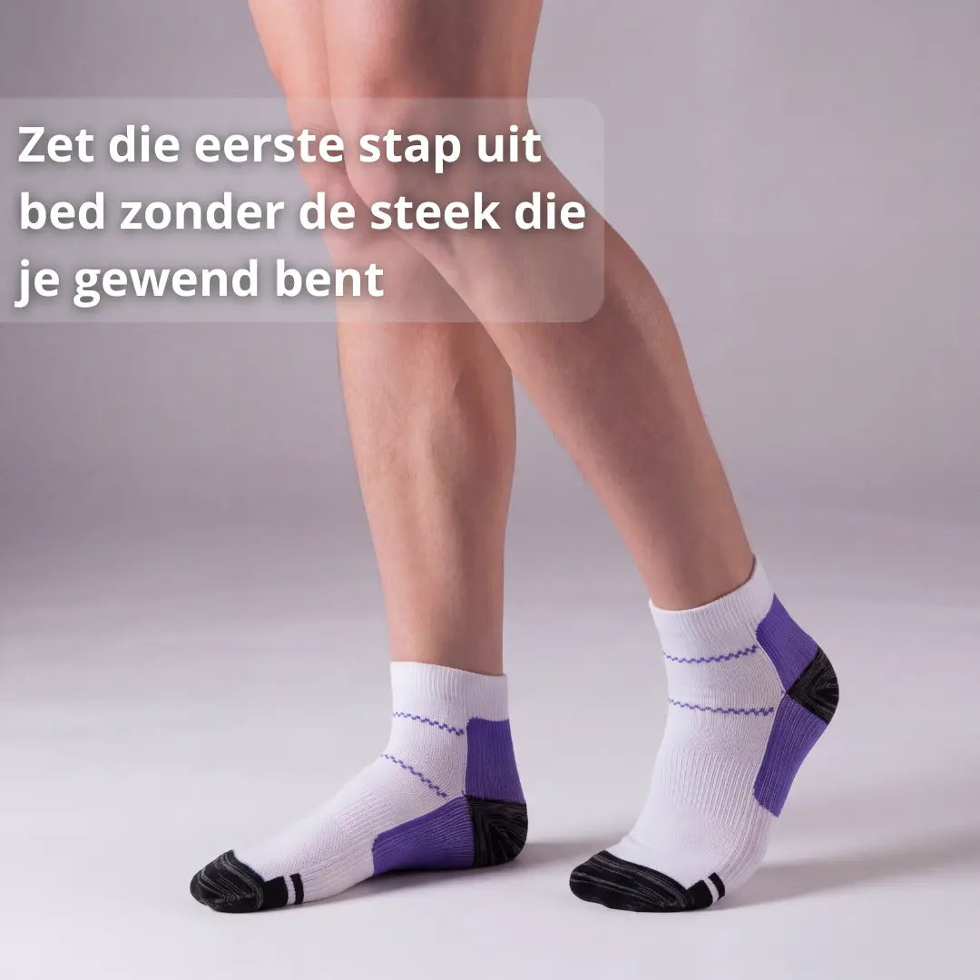 Compressiesokken – Hielspoor Sokken Voor Dagelijks Comfort - Postuurkleding - 