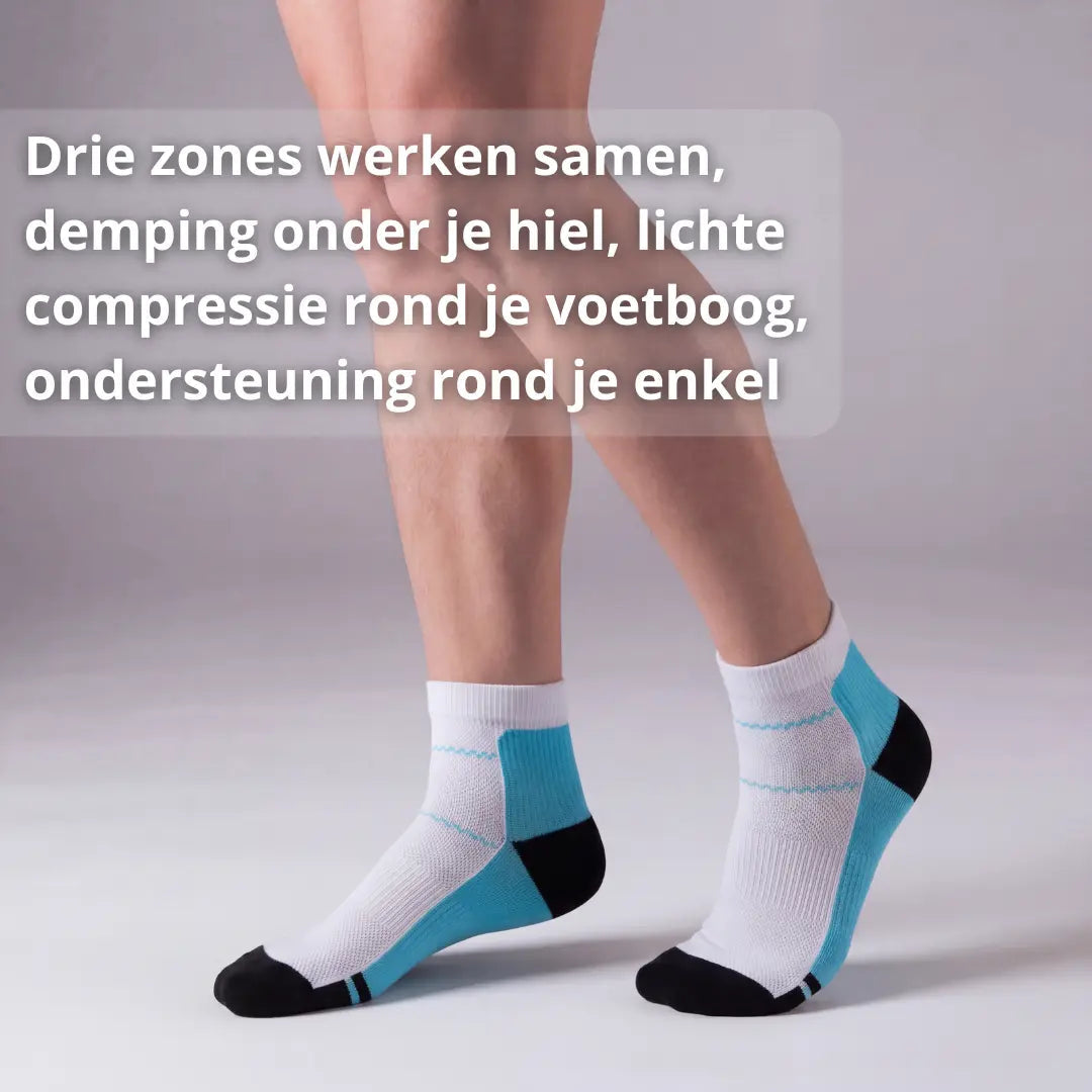 Compressiesokken – Hielspoor Sokken Voor Dagelijks Comfort - Postuurkleding - 