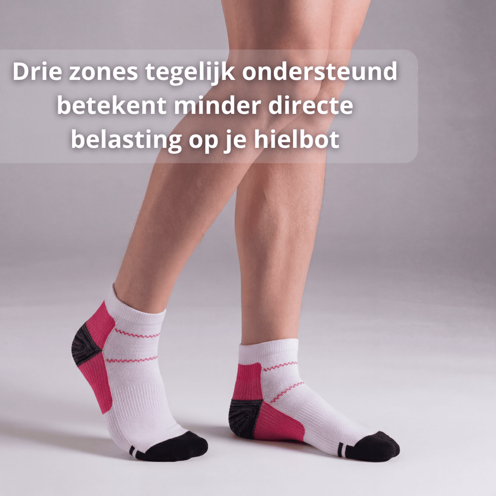 Compressiesokken – Hielspoor Sokken Voor Dagelijks Comfort - Postuurkleding - 