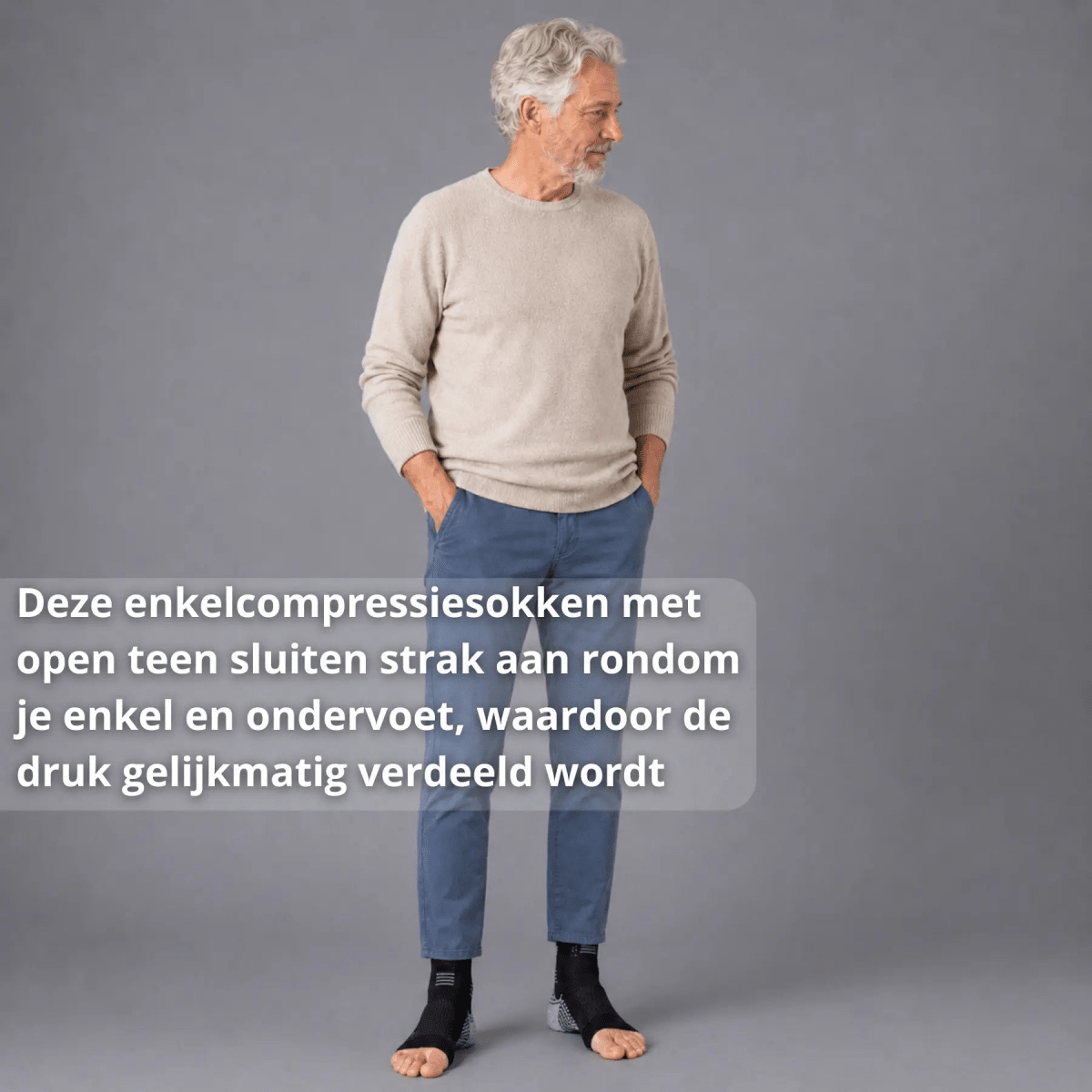 enkelcompressiesokken open teen, opgezette enkels oplossing, enkel ondersteuning dagelijks, open teen comfort, zwelling enkels voorkomen, enkels normaal blijven, schoenen passen dagelijks, enkel ondervoet druk, universeel maat S M L XL, enkelcompressiesokken thuis werk reizen