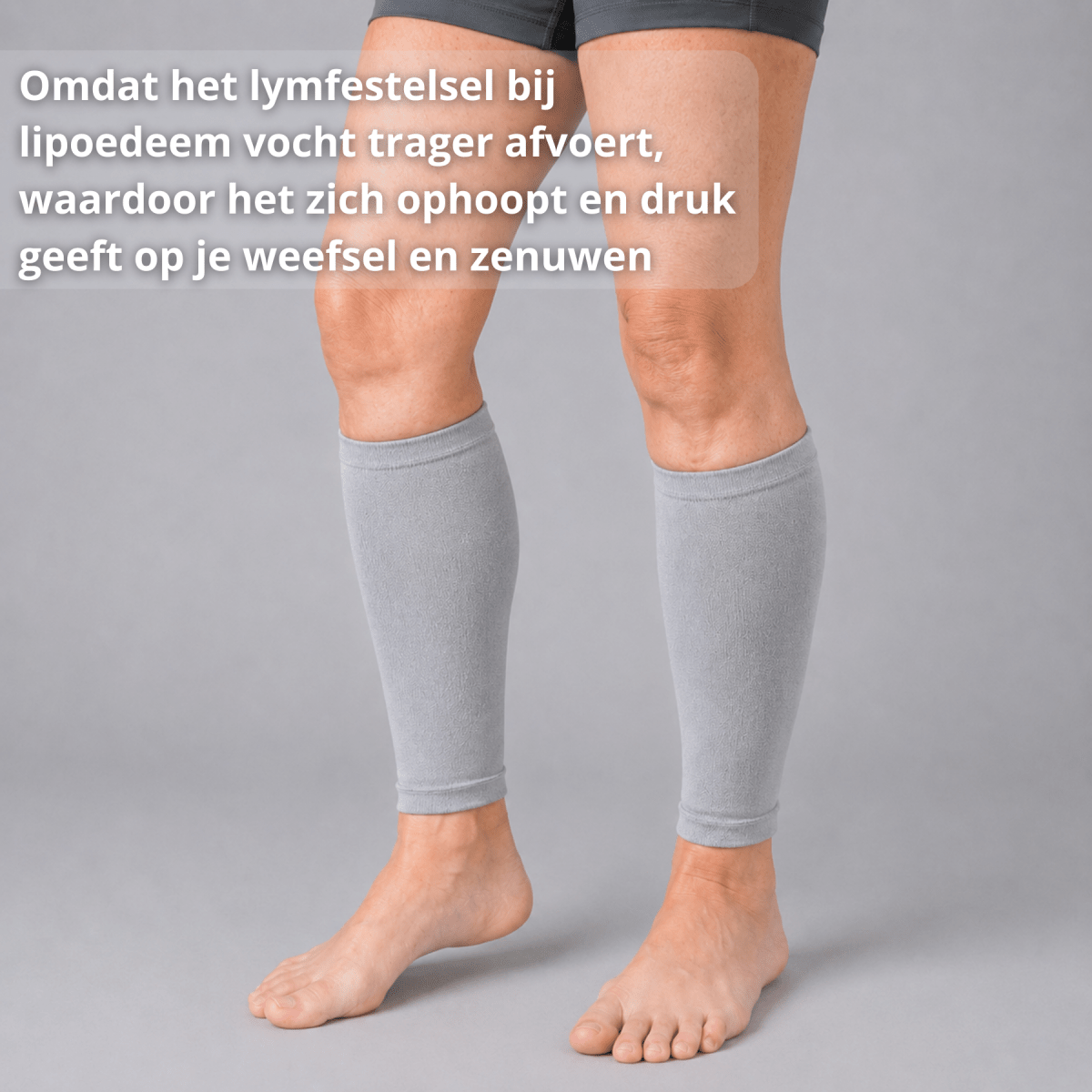 Kuitmouw - Lipoedeem Ondersteuning - OneSize - Postuurkleding - Compressiekleding -