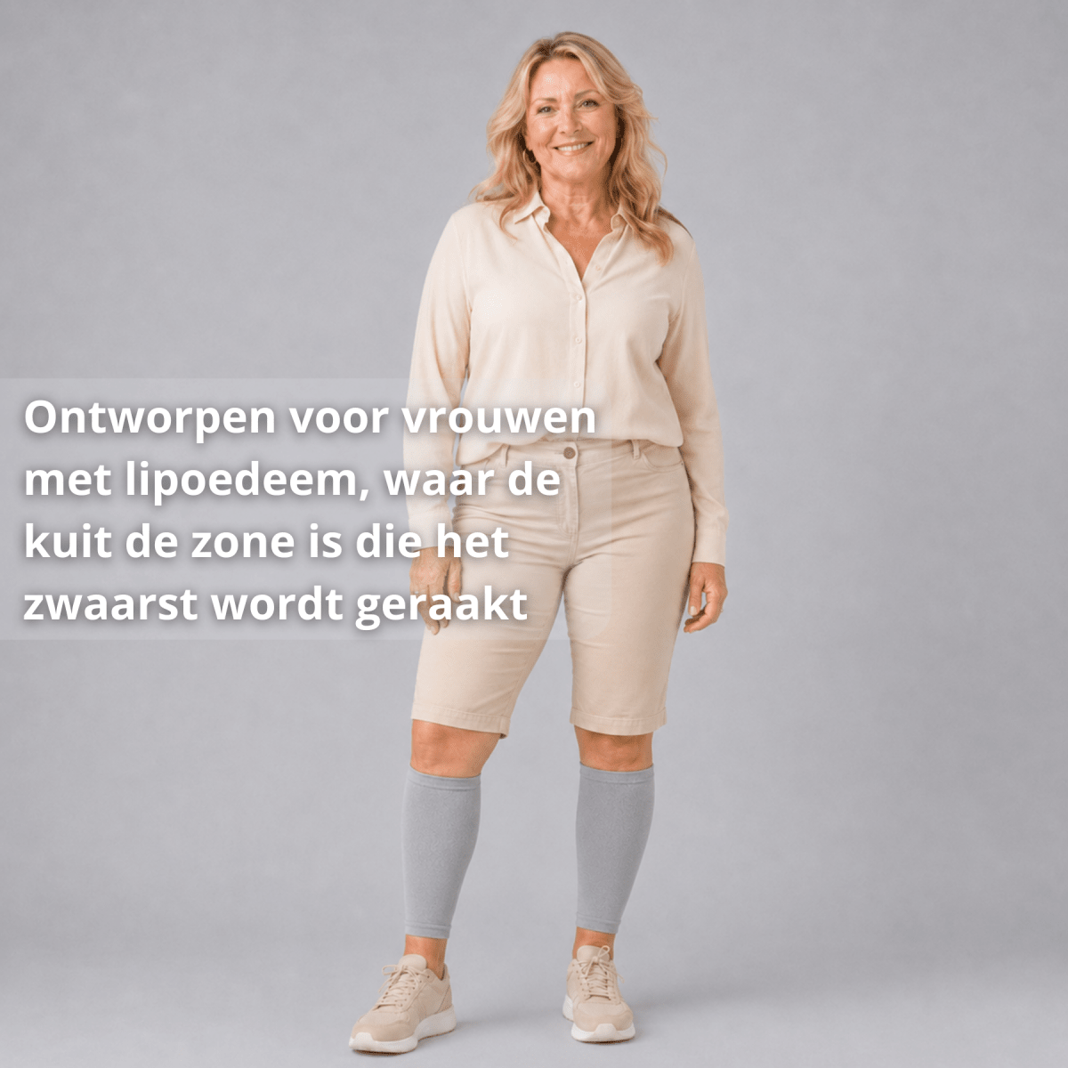 Kuitmouw - Lipoedeem Ondersteuning - OneSize - Postuurkleding - Compressiekleding -