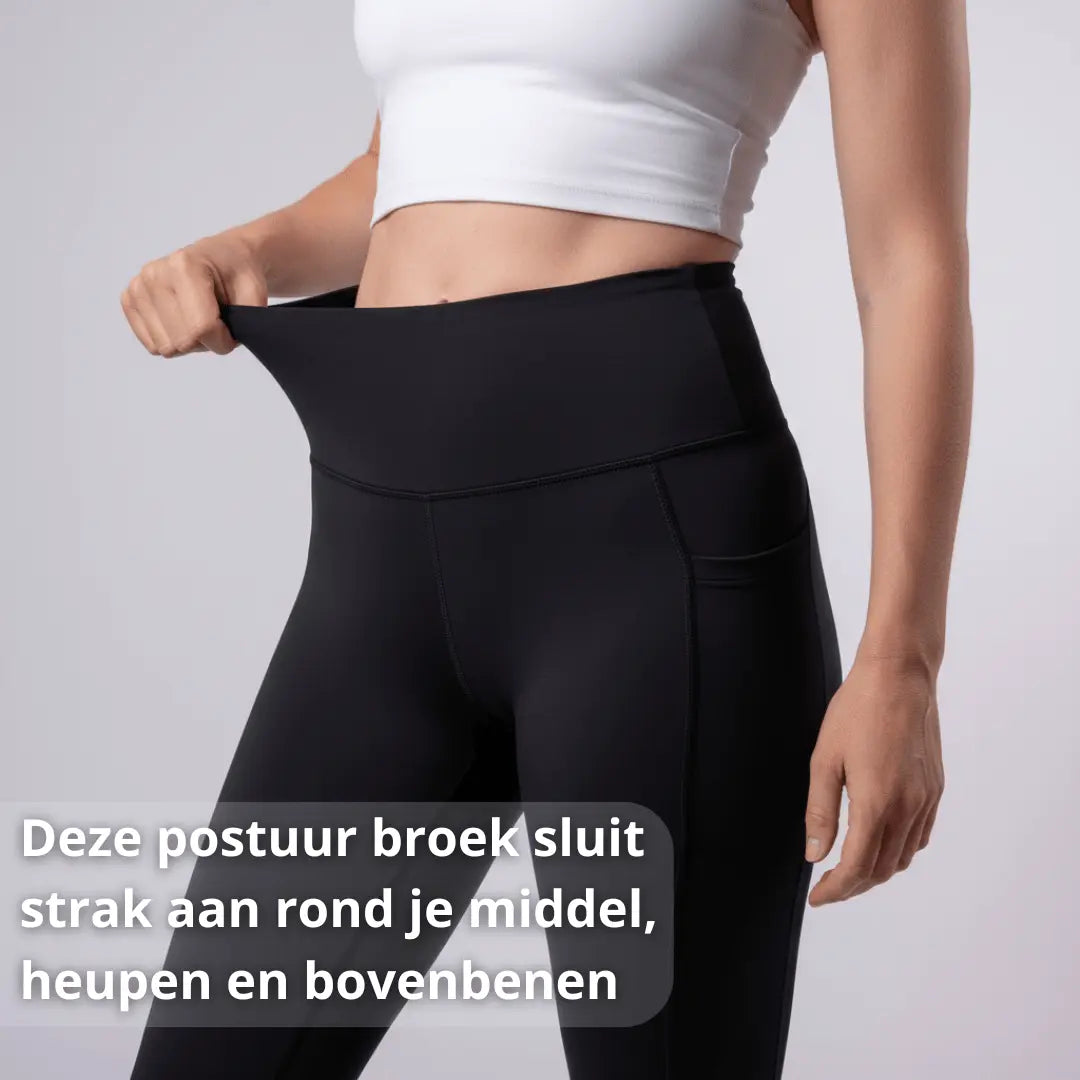 Postuur Broek Lang – Actieve Compressie – Dames - Postuurkleding - 