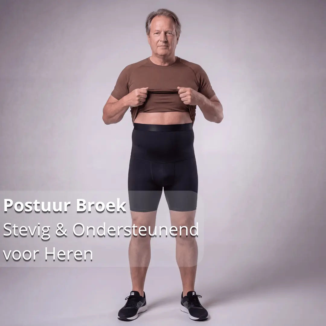 Postuur Broek – Stevig & Ondersteunend – Heren - Postuurkleding - 