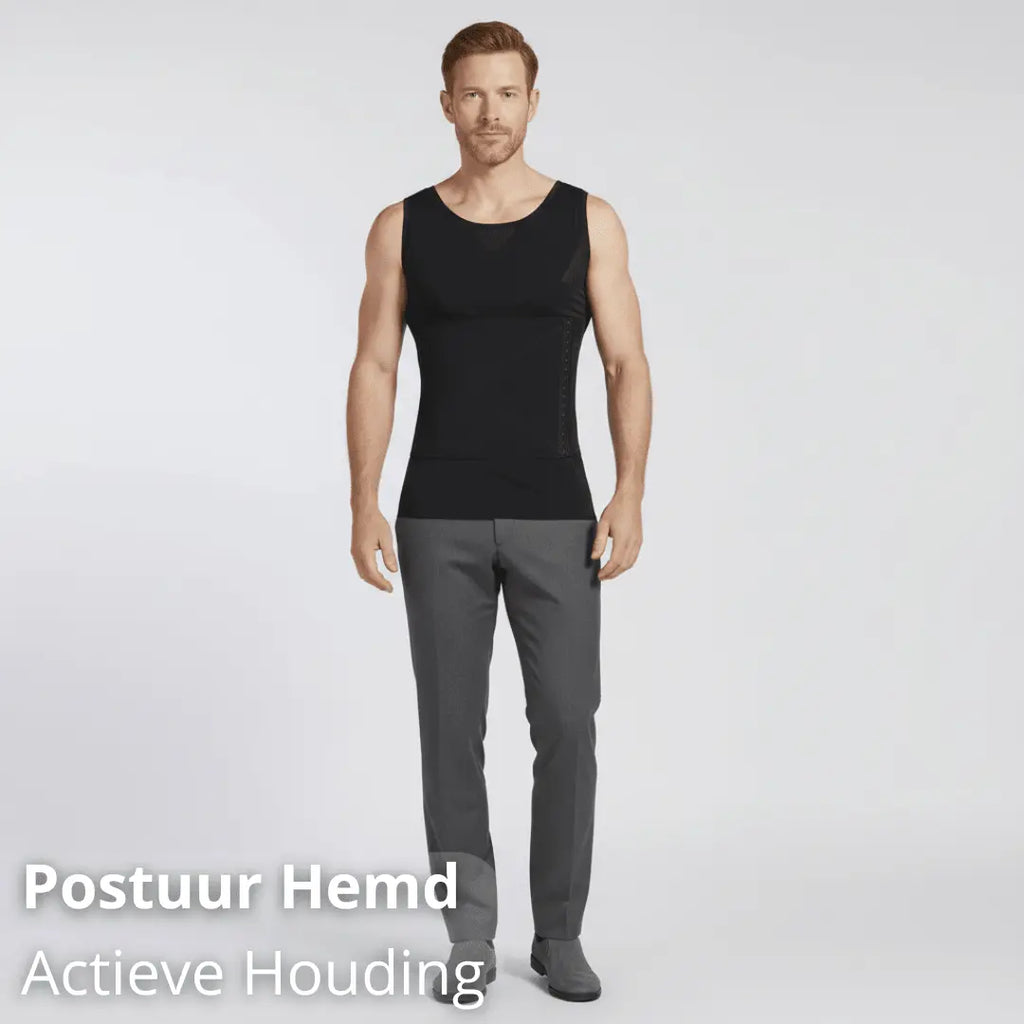 Postuur Hemd – Actieve Houding – Heren - Postuurkleding - 