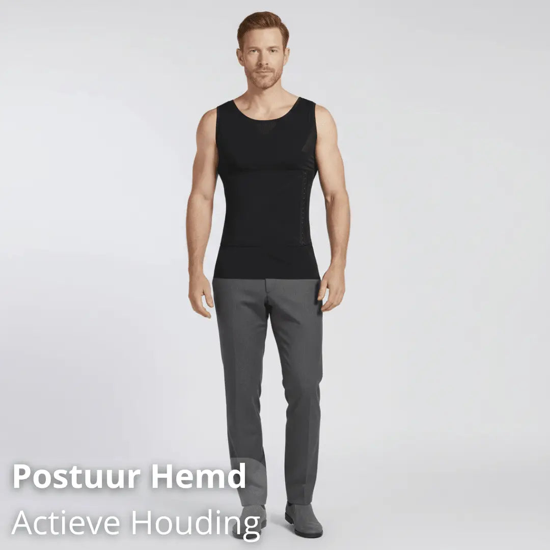 Postuur Hemd – Actieve Houding – Heren - Postuurkleding - 