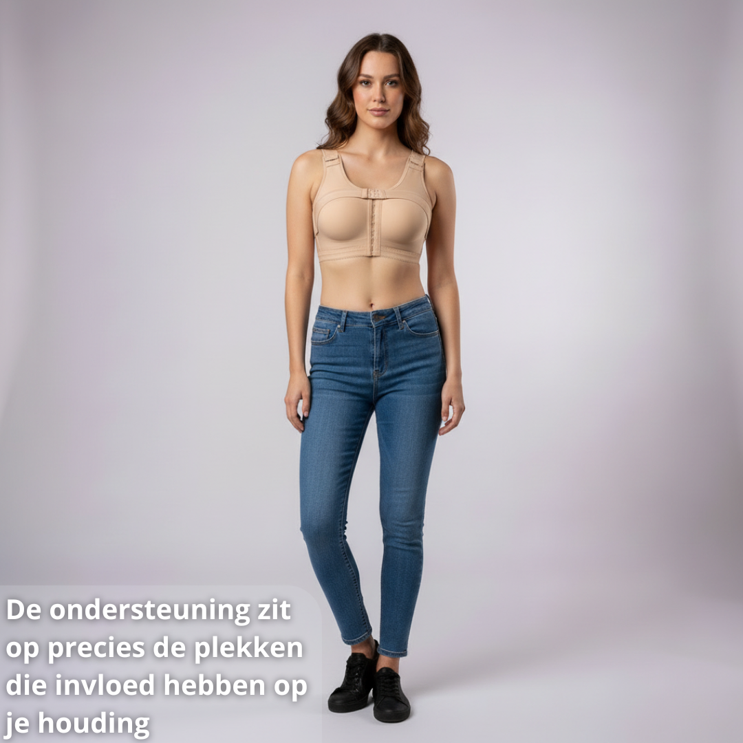 postuur bh dames, houding bh dames, compressie bh dames, corrigerende bh dames, shapewear bh dames, rug ondersteuning bh, schouder ondersteuning bh dames, posture corrector bh, comfortabele bh ondersteuning, bh tegen slechte houding