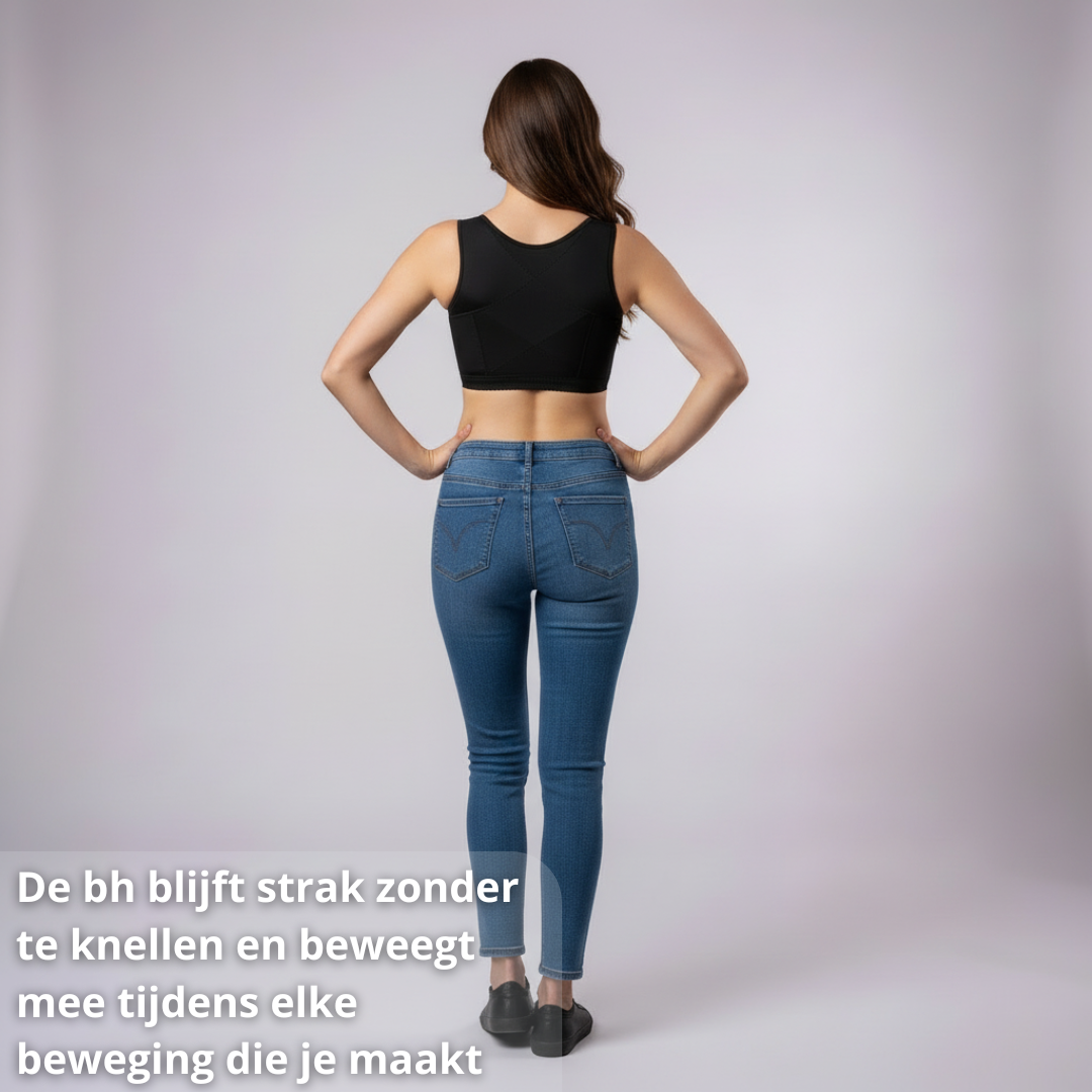 postuur bh dames, houding bh dames, compressie bh dames, corrigerende bh dames, shapewear bh dames, rug ondersteuning bh, schouder ondersteuning bh dames, posture corrector bh, comfortabele bh ondersteuning, bh tegen slechte houding