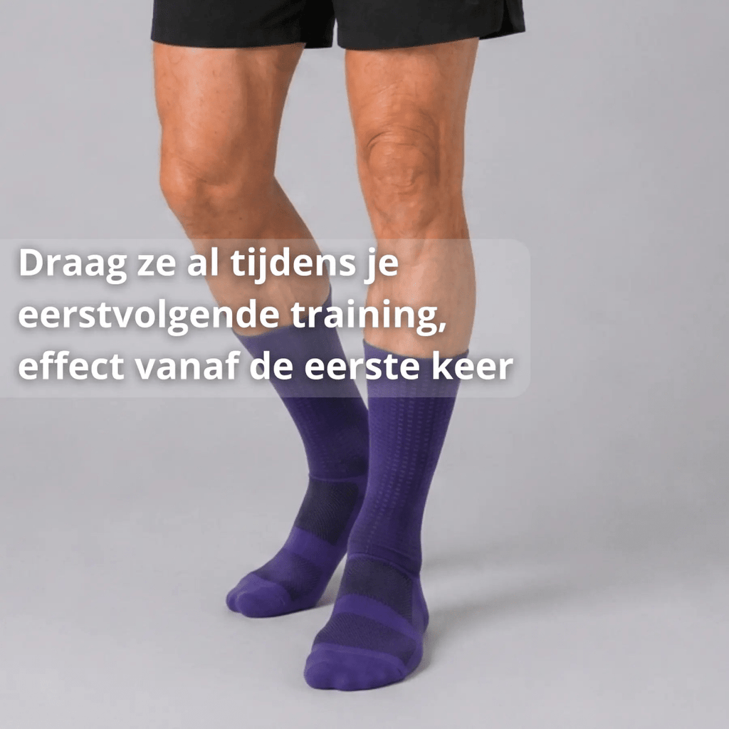 Sport Compressiesokken - Sneller Herstel & Minder Spierpijn - Postuurkleding - 